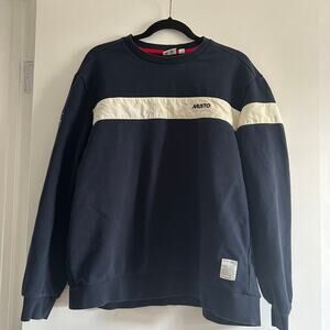Musto Archive Collection Crewneck Sweatshirt – Navy/White – Size XL
